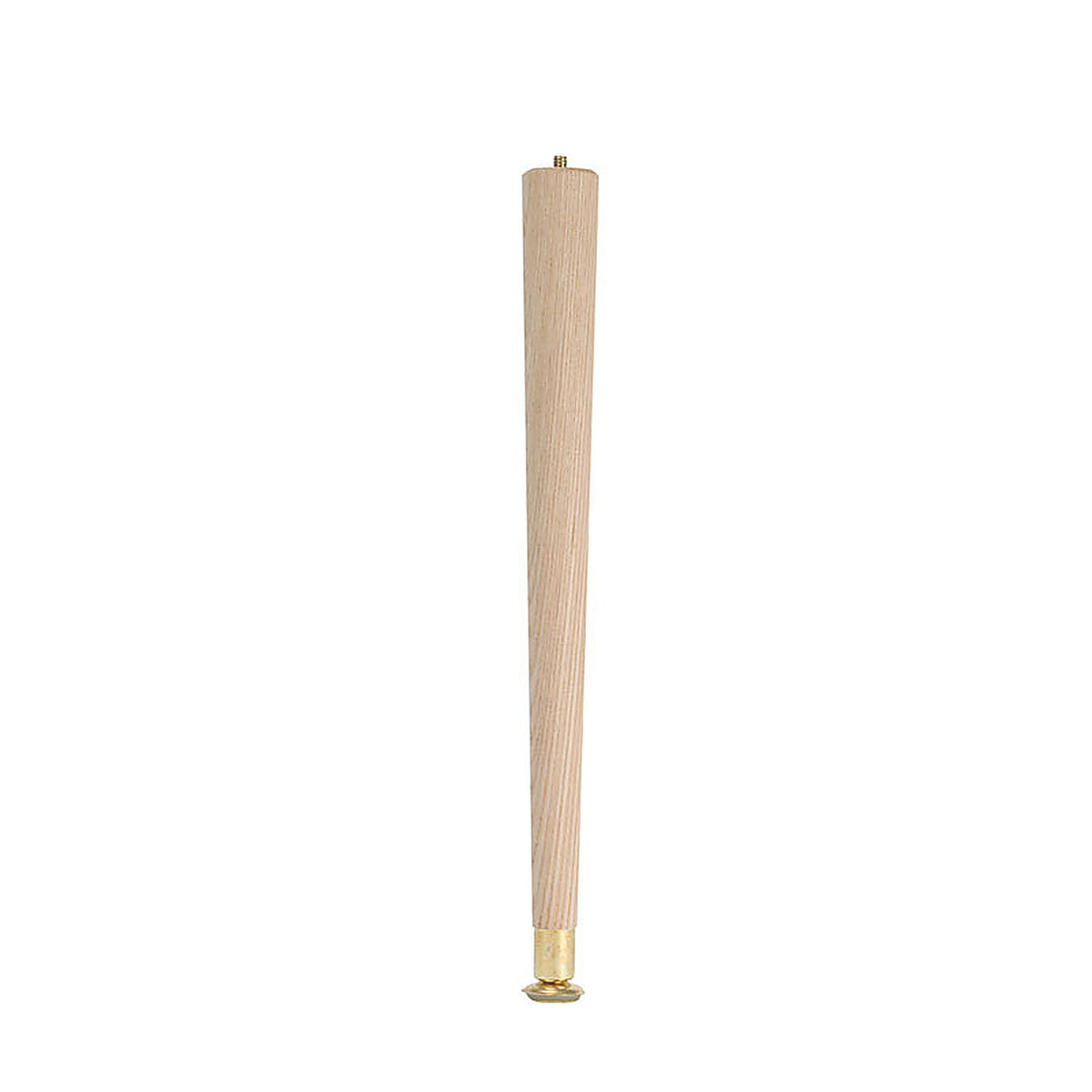 Waddell 2504 3-1/2 in. H Round Tapered Wood Table Leg