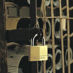Master Lock - 140T - 1-1/4 In. H X 5/16 In. W X 1-9/16 In. L Brass 4-Pin Tumbler Exterior Padlock