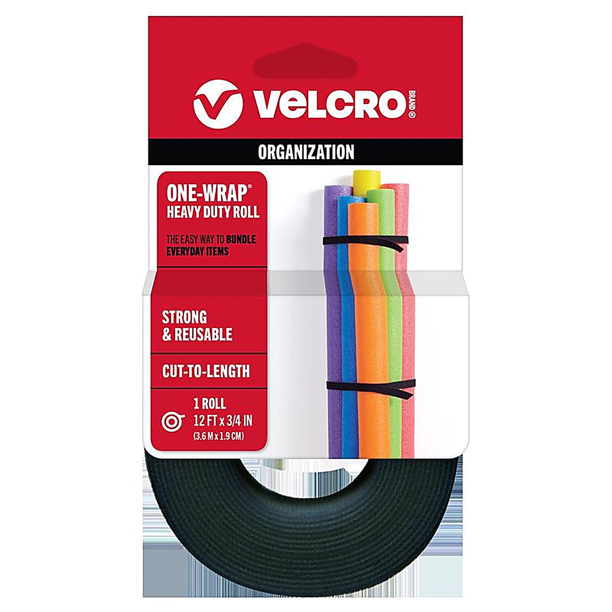 Velcro 90340 One-Wrap Strap 144 in. L 1/Pack