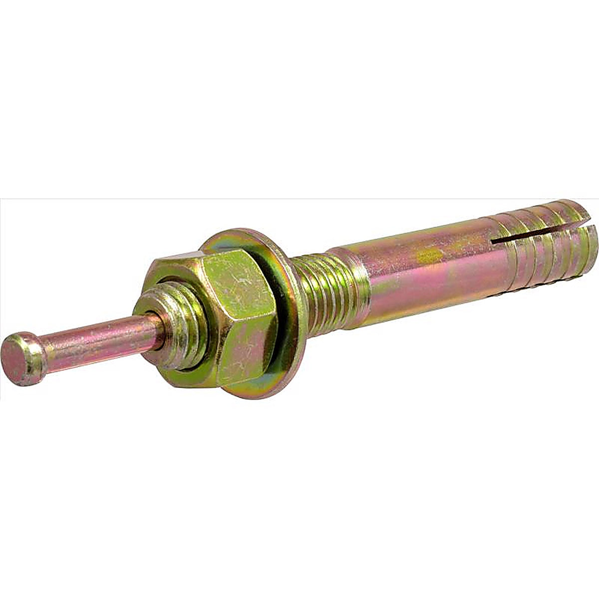 Hillman - 375677 - 3/4 In. D X 5 In. L Steel Round Head Strike Anchor 10 Pack