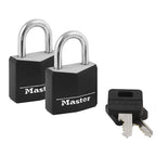 Master Lock - 131T - 1-3/16 In. W Steel Double Locking Covered Padlock