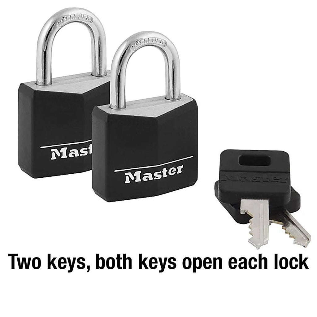 Master Lock - 131T - 1-3/16 In. W Steel Double Locking Covered Padlock