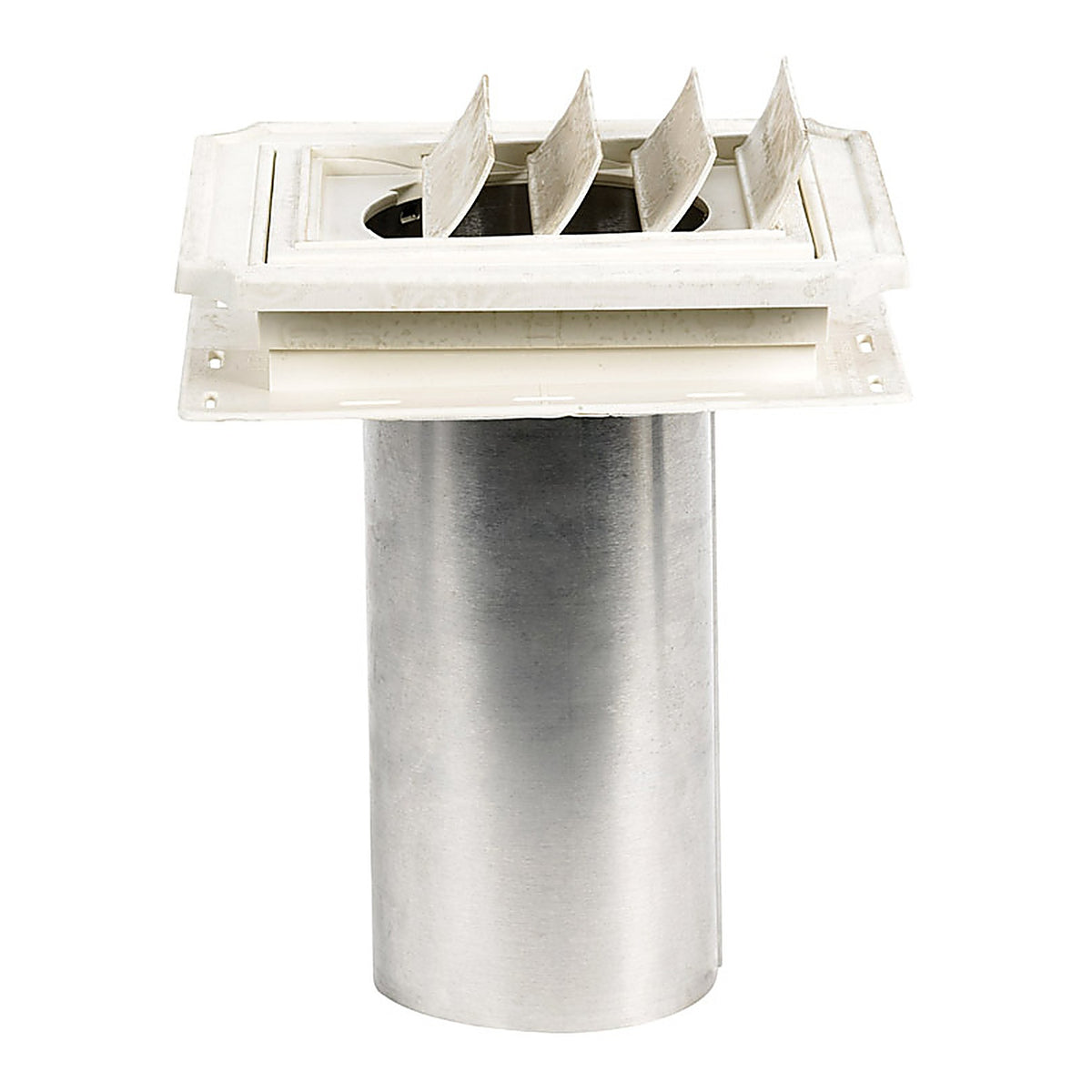 Builders Edge - 140037079117 - 4 In. W White Copolymer Exhaust Vent