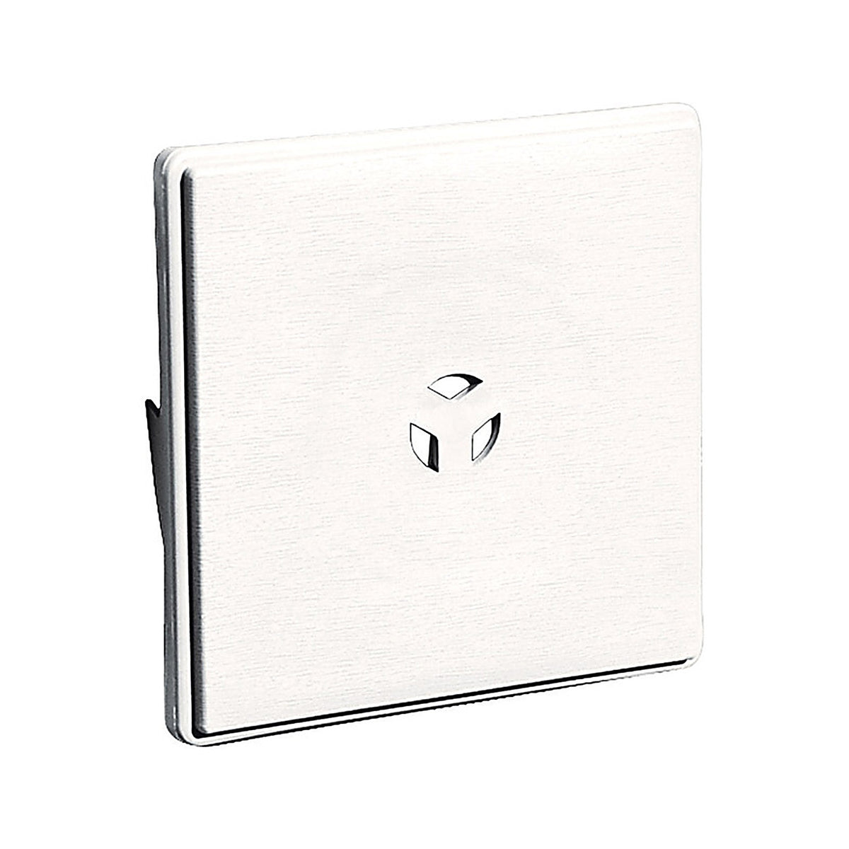 Builders Edge - B130010008117 - Dutch Lap 6-5/8 In. H X 7 In. W X 7/8 In. L Prefinished White Copolymer Mounting Block