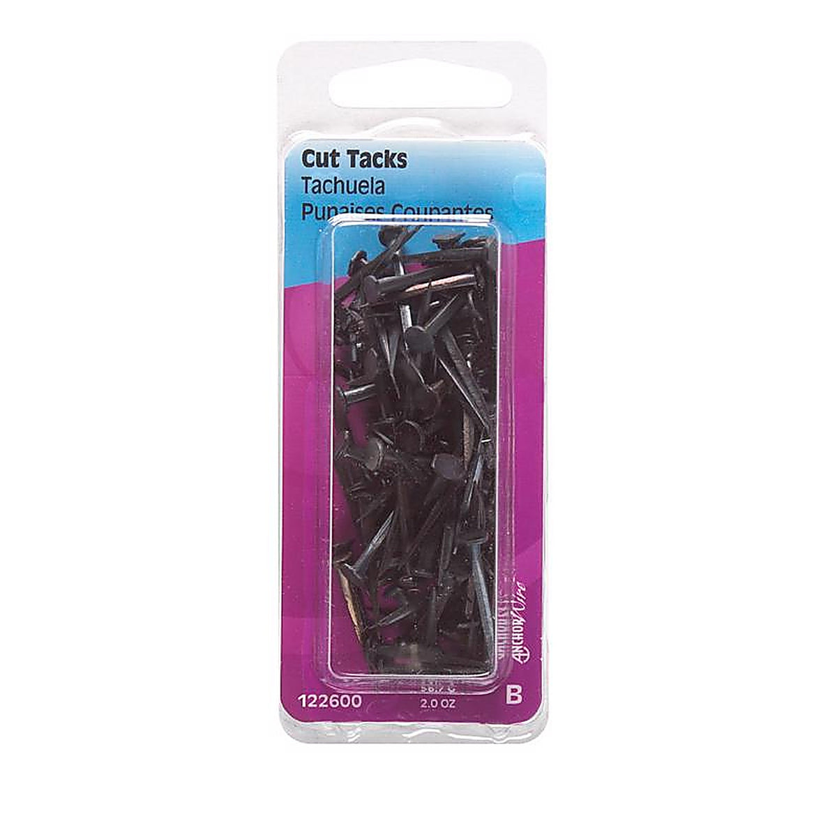 Hillman 122600 No. 22 x 1 in. L Blue Steel Cut Tacks 2/Pack