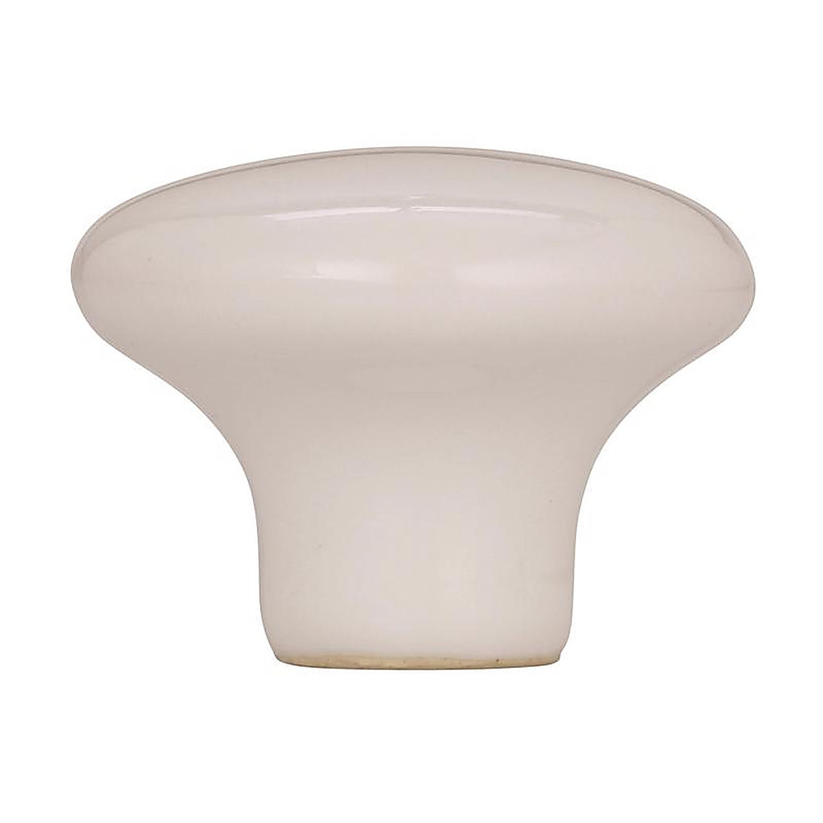 Amerock - 217WHT - Allison Round Cabinet Knob 1-1/2 In. D 1-1/16 In. Gloss 1 Pack
