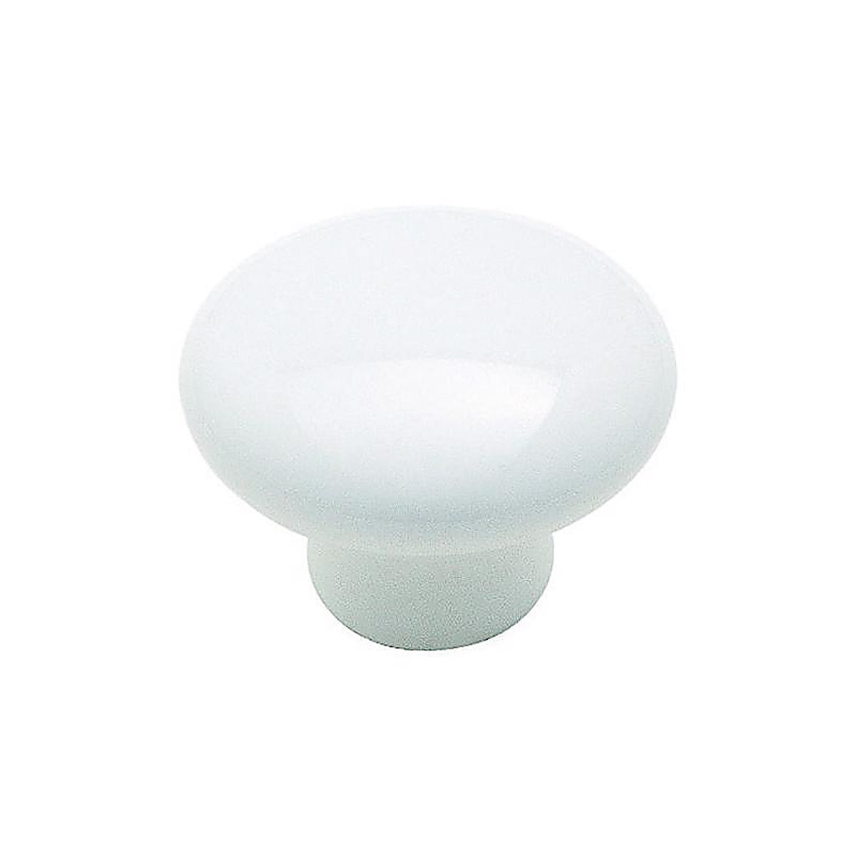 Amerock - 232WHT - Allison Round Cabinet Knob 1-1/4 In. D 15/16 In. Flat 1 Pack