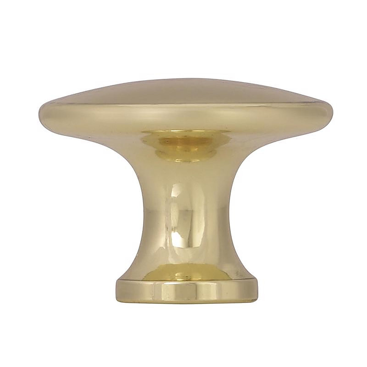 Amerock - 255PB - Allison Round Cabinet Knob 1-3/16 In. D 15/16 In. Polished Brass 1 Pack