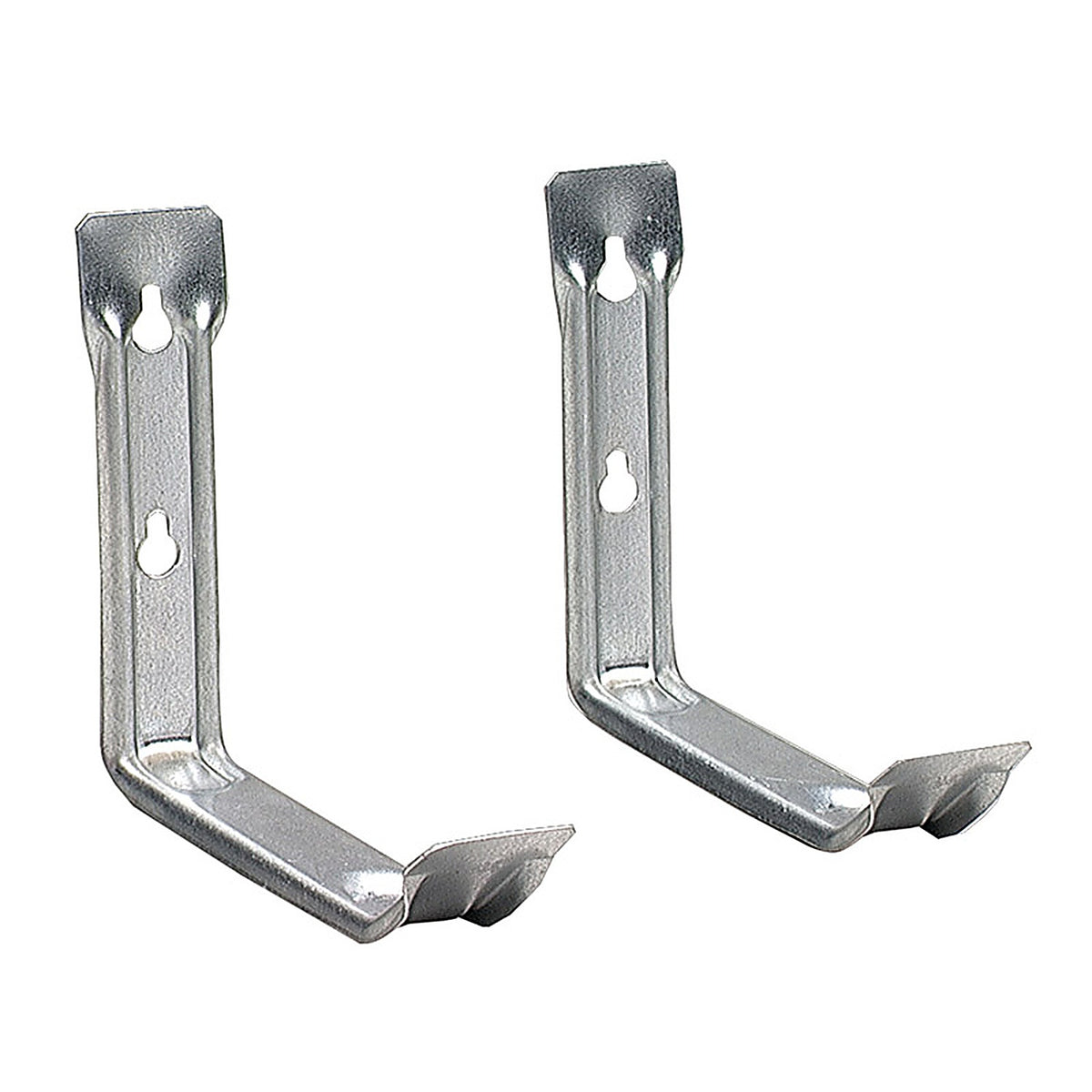 Crawford UHS3 5.27 in. L Silver Steel Medium Utility Ladder Hook 20 lb. capacity 2/Pack