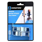 Crawford - SG2 - Zinc-Plated Silver Steel Spring Clip for 7/8 2 Pack
