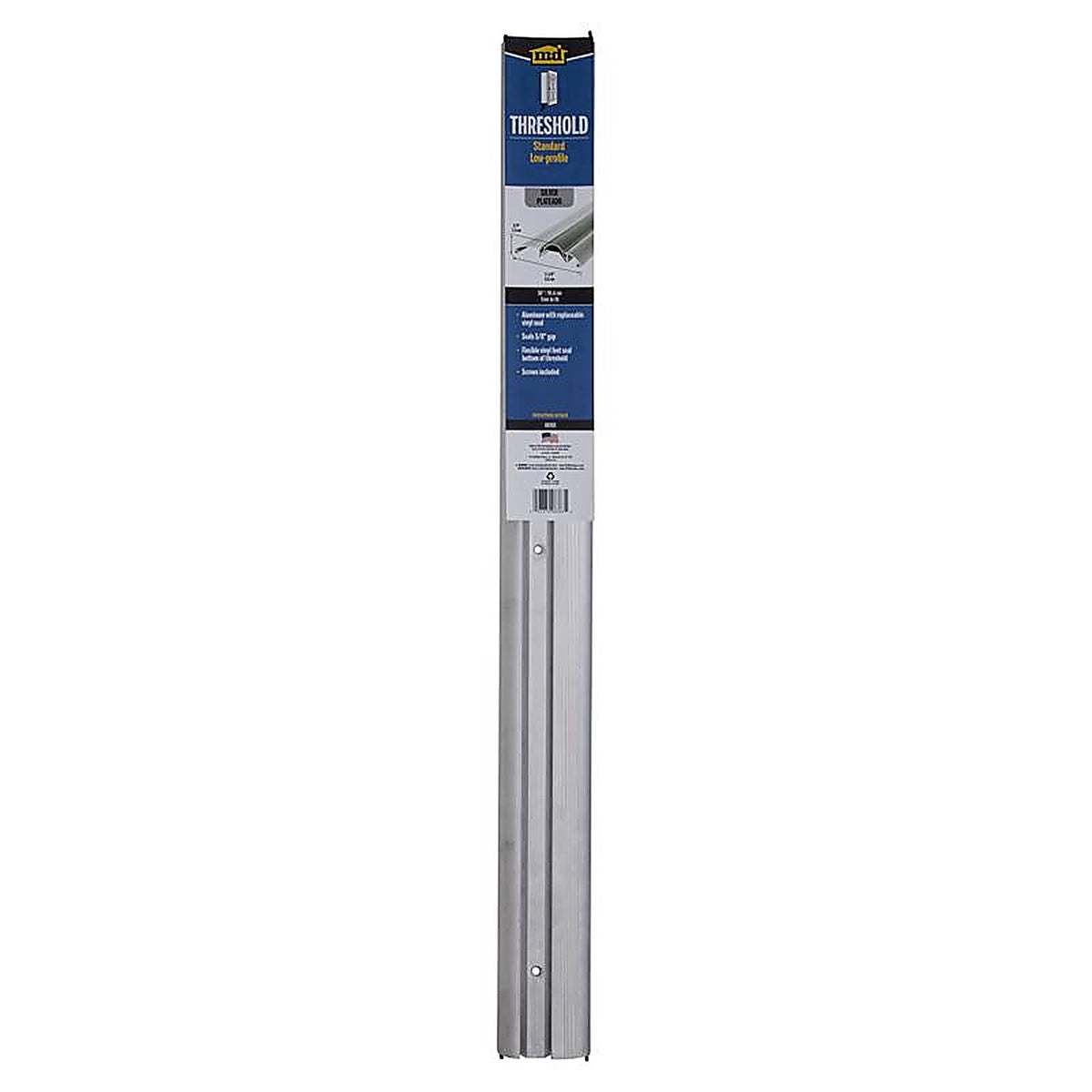 M-D 8383 3-3/8 in. W x 36 in. L Mill Aluminum High Bumper Threshold