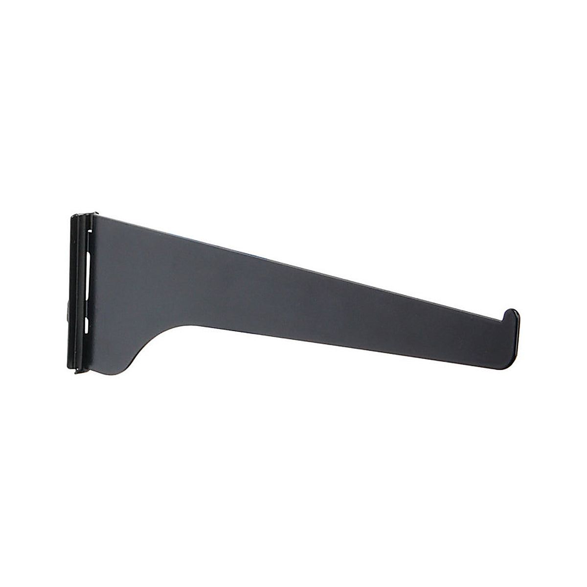 Knape & Vogt 180BLK8 Black Steel Regular Duty Bracket 16 Ga. 8 in. L 160 lb.