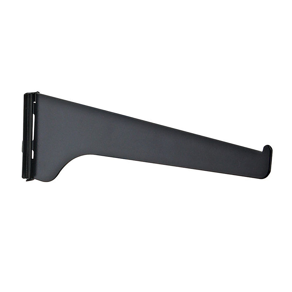 Knape & Vogt 180BLK12 Black Steel Regular Duty Bracket 16 Ga. 12 in. L 160 lb.