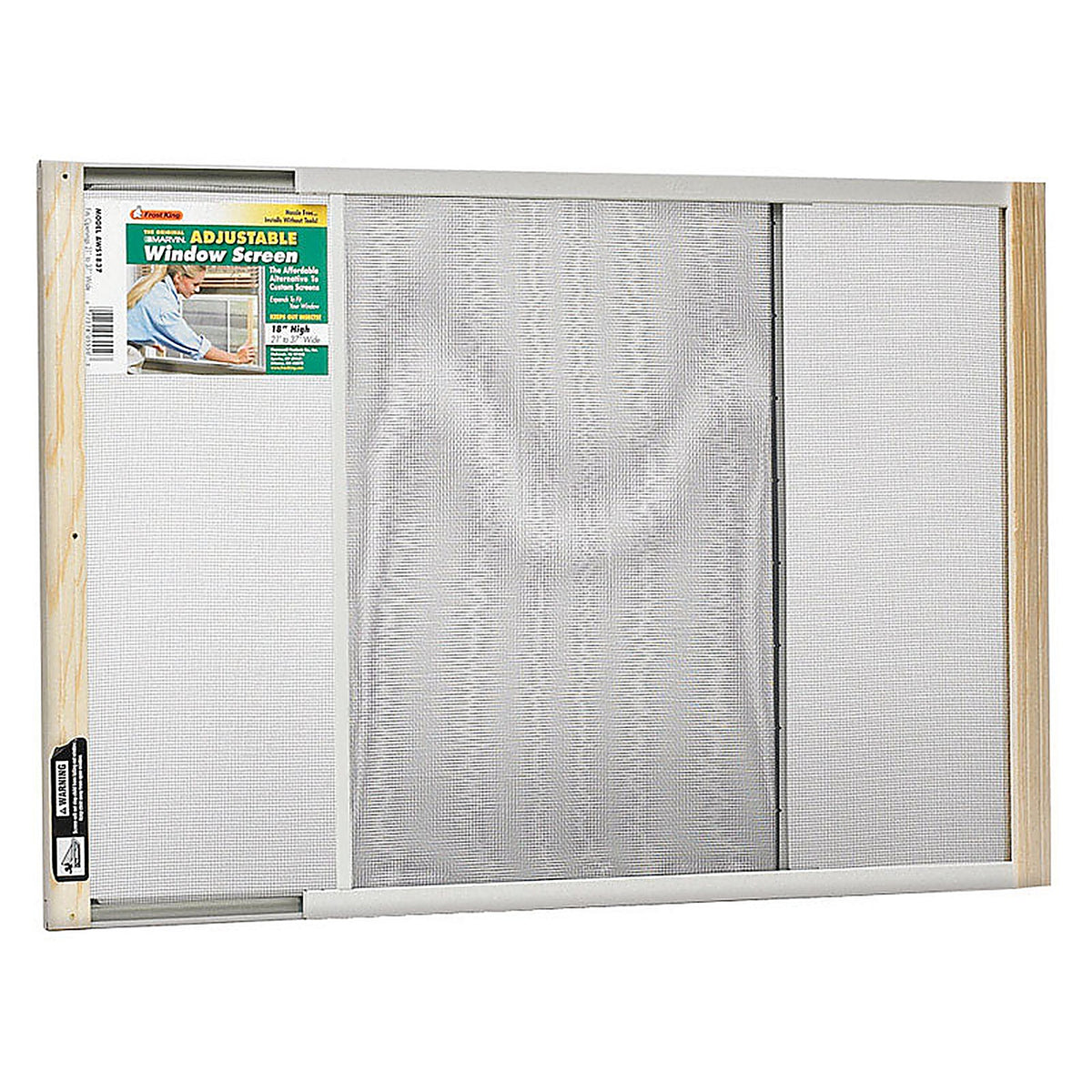 Frost King AWS1837 21 To 37 in. W Steel Adjustable Window Screen