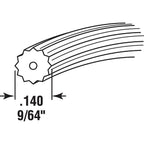 Prime-Line P7662 0.14 in. Dia. x 500 ft. L Screen Spline