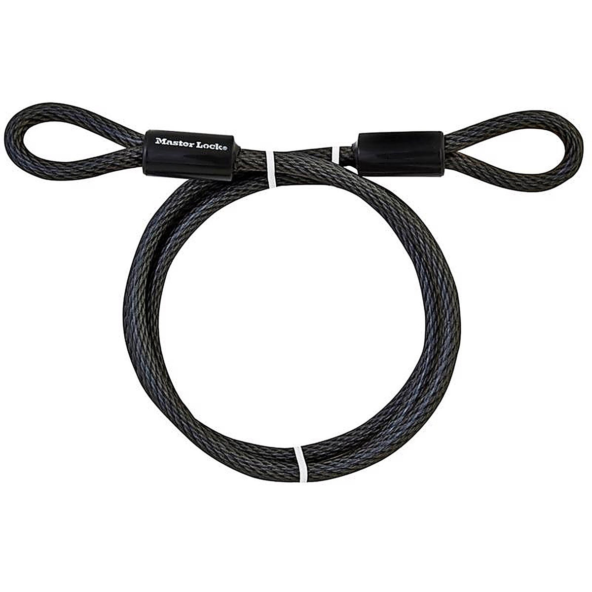Master Lock - 78DPF - 3/8 In. D X 72 In. L Vinyl Coated Steel Flexible Braided Steel Cable