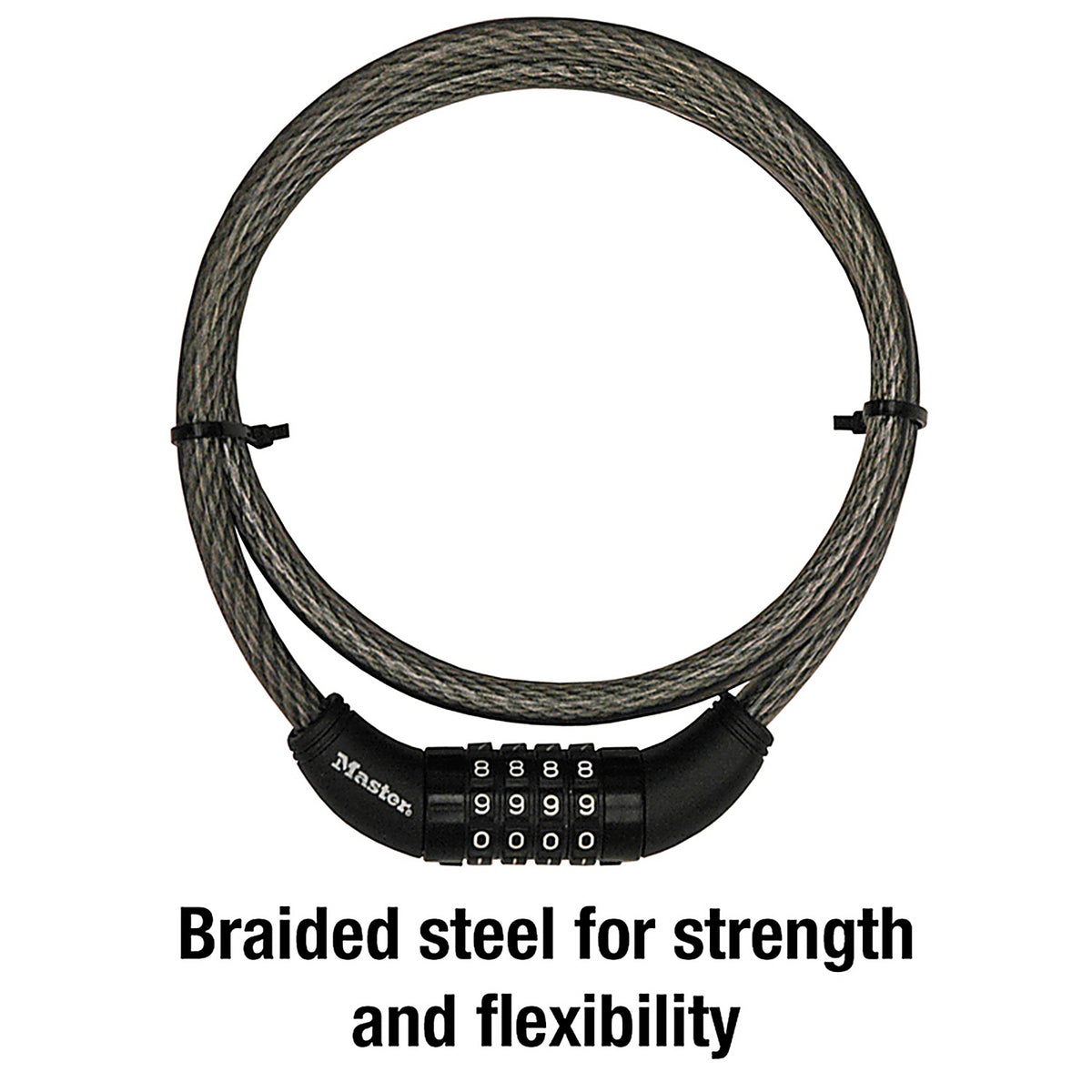 Master Lock - 8119DPF - 3/8 In. D X 60 In. L Vinyl Coated Steel Locking Cable