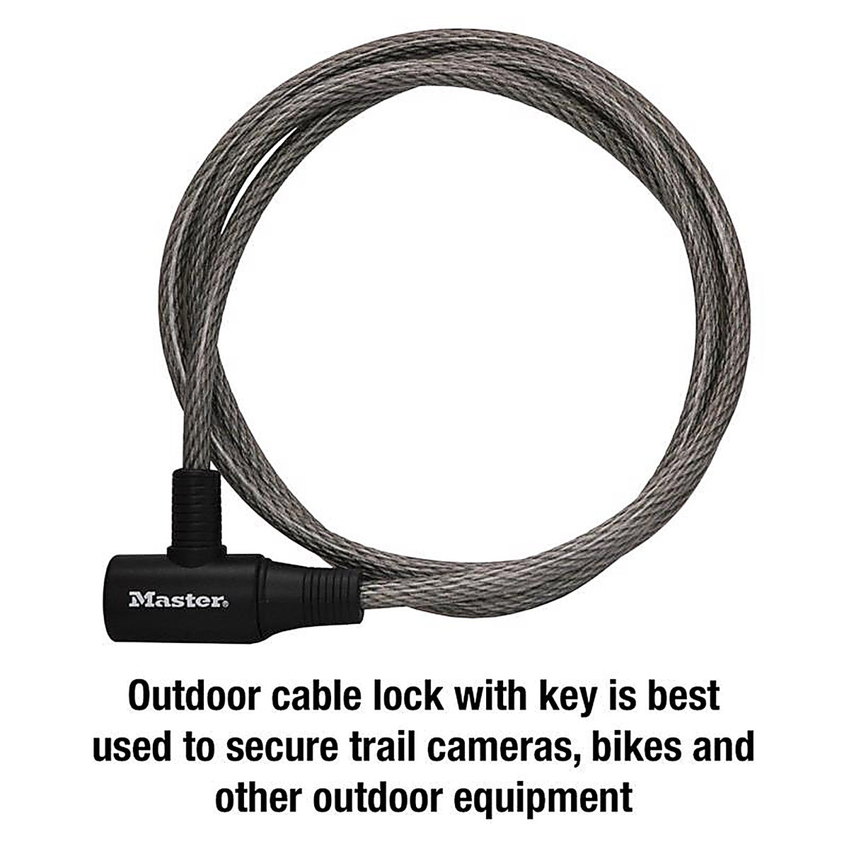 Master Lock - 8154DPF - 3/8 In. D X 72 In. L Vinyl Coated Steel Locking Cable