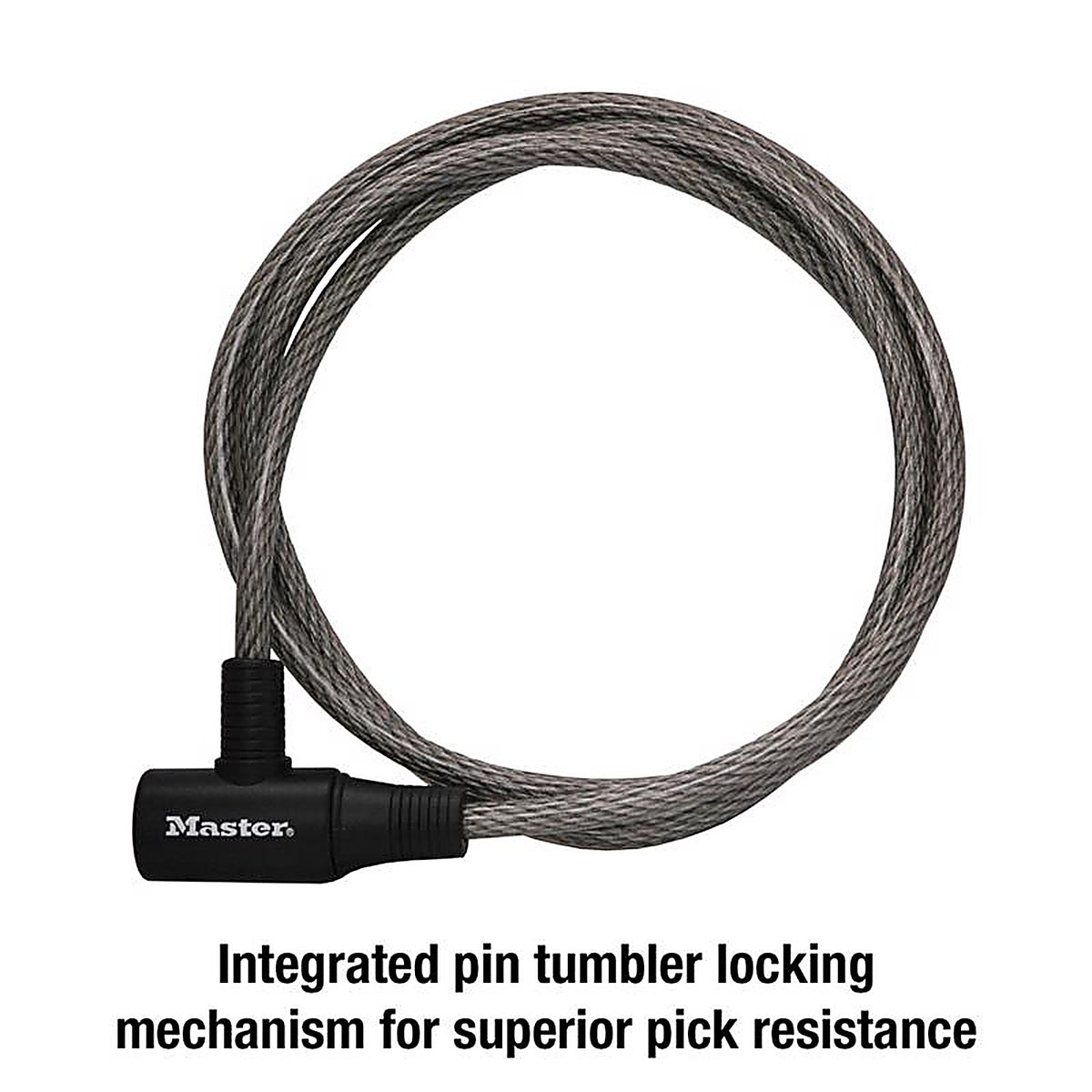 Master Lock - 8154DPF - 3/8 In. D X 72 In. L Vinyl Coated Steel Locking Cable