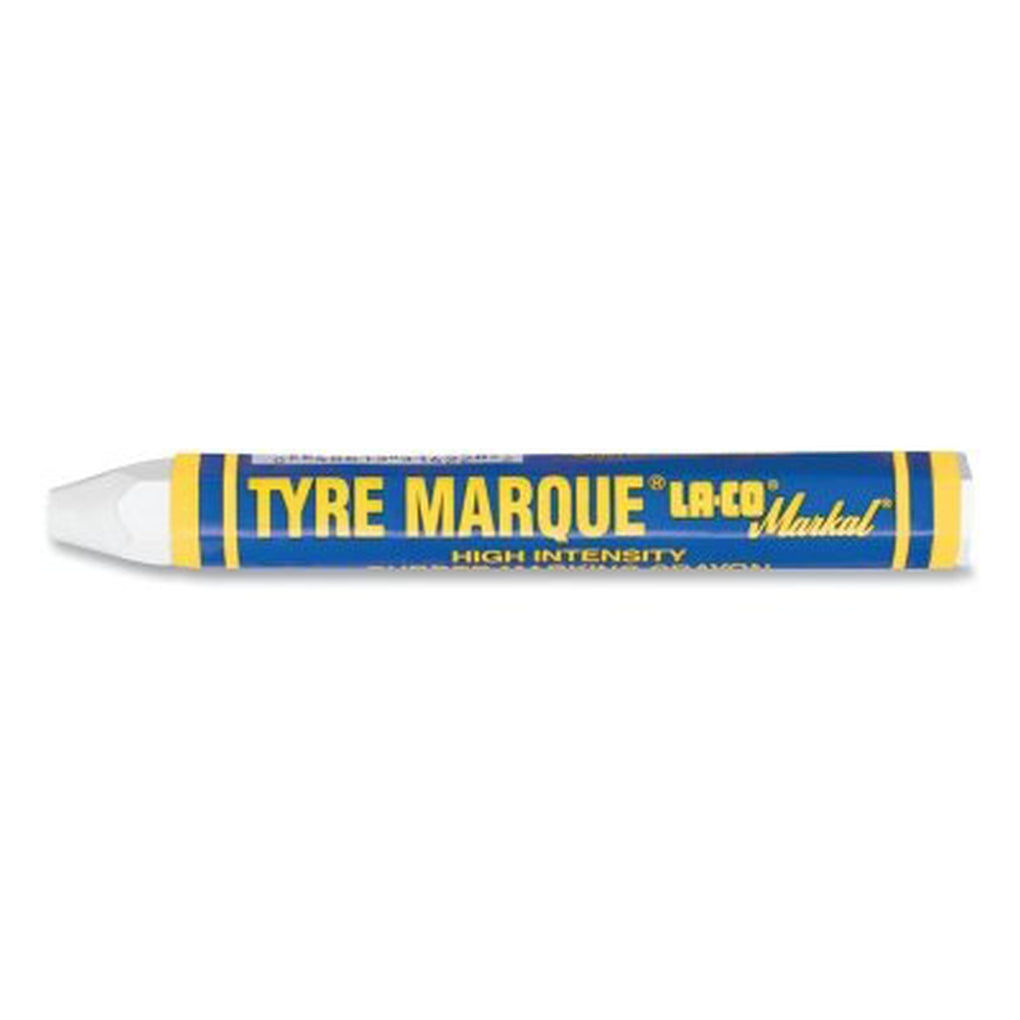 Markal - 51420 - Tyre Marque Solid Paint Crayon, 1/2 in X 4.63 in L, White