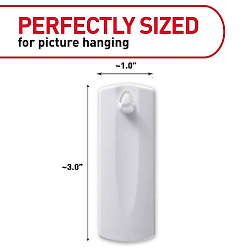 3M 17040ES Command White Sawtooth Picture Hanger 4 lb. 1/Pack