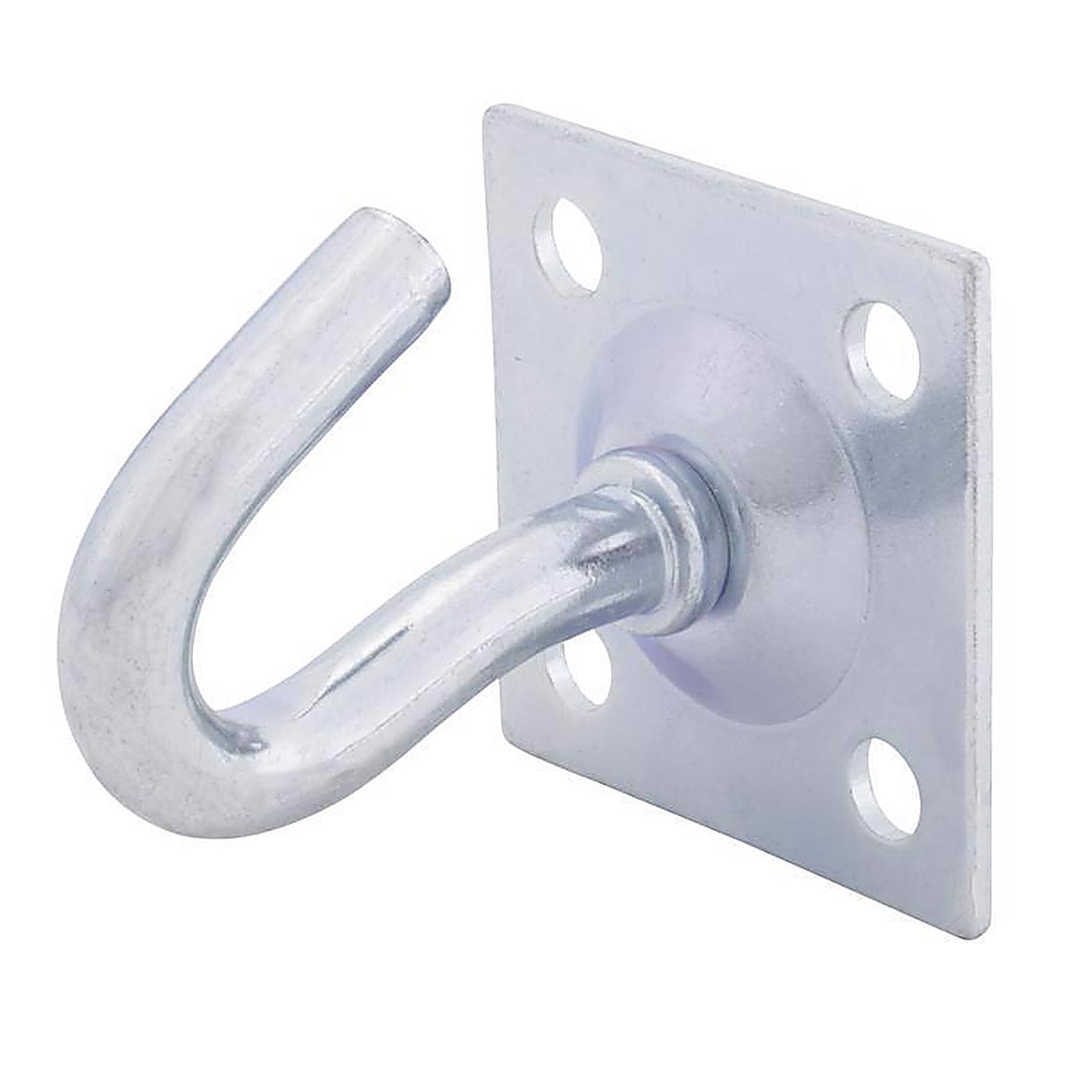 Hampton 02-3491-101 Small Zinc-Plated Silver Steel 1.75 in. L Clothesline Hook Plate Type 200 lb. 1/Pack