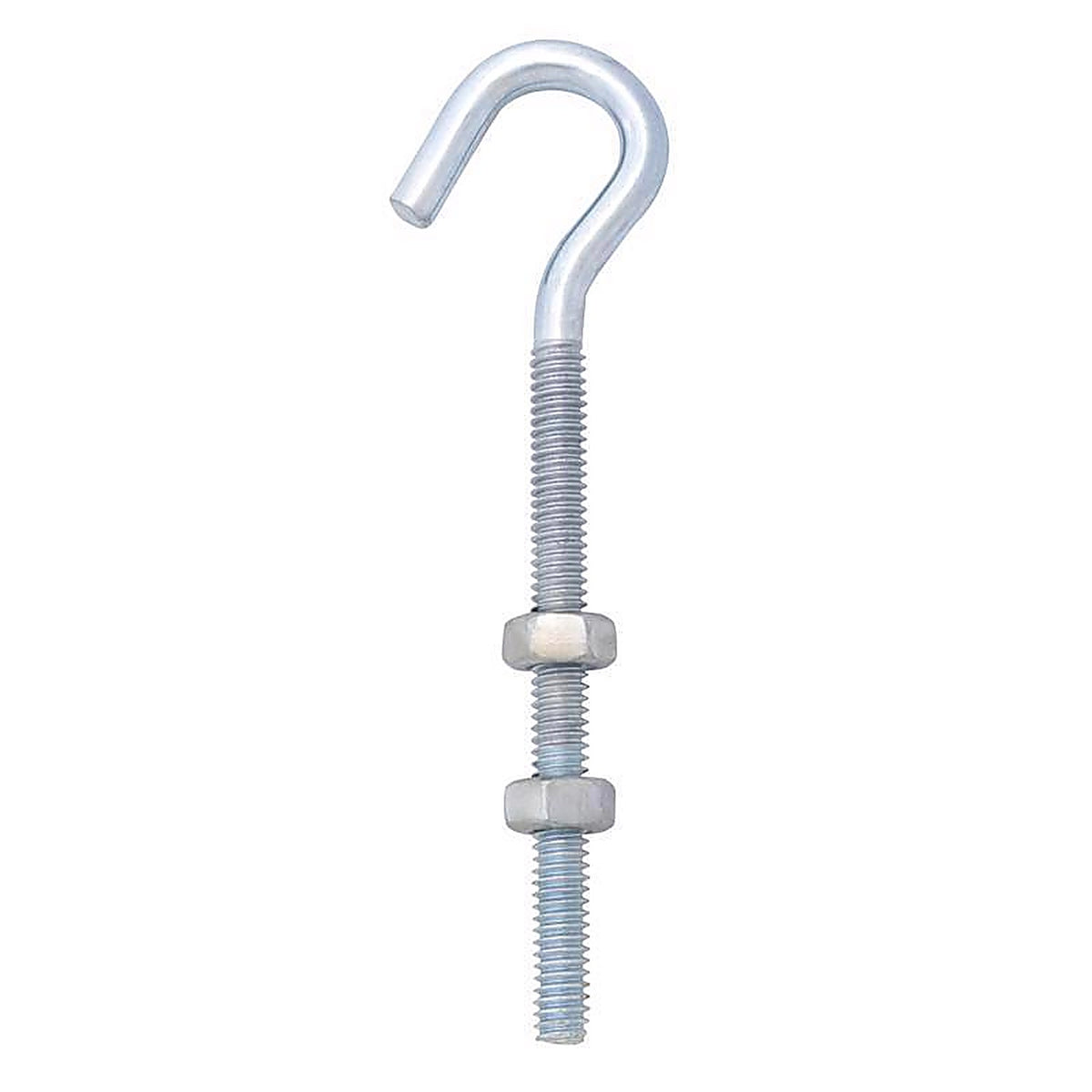 Hampton 02-3489-121 Small Zinc-Plated Silver Steel 4 in. L Clothesline Bolt Hook 80 lb. 1/Pack