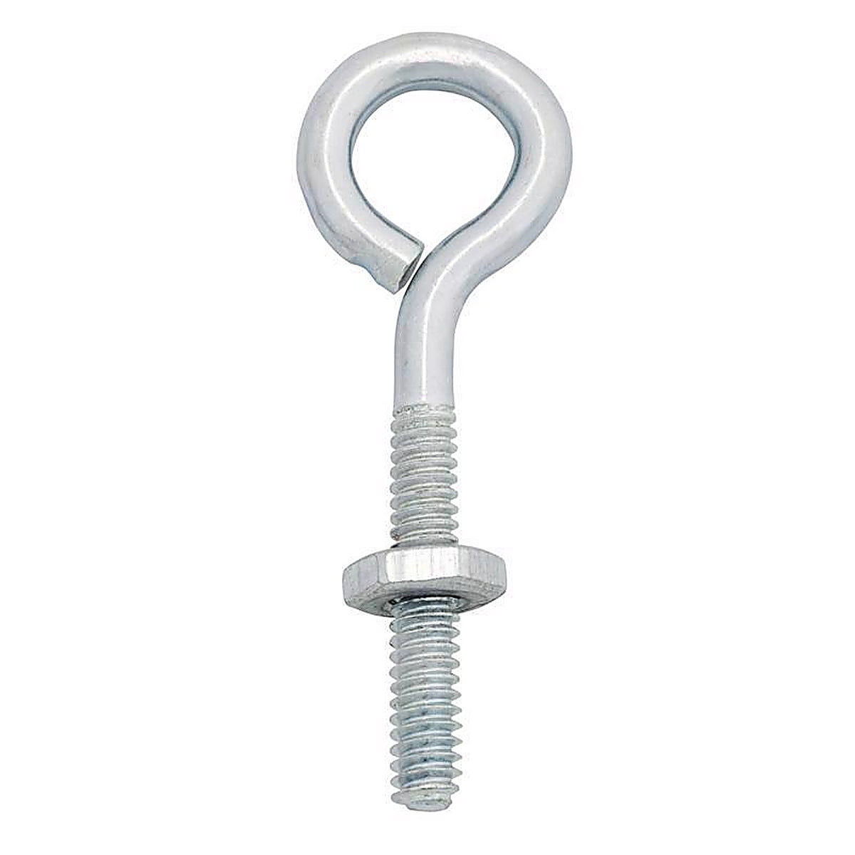 Hampton 02-3456-232 3/16 in. x 2 in. L Zinc-Plated Steel Eyebolt Nut Included