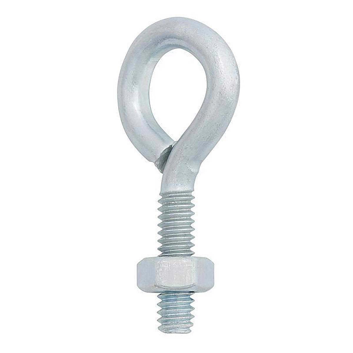 Hampton 02-3456-236 1/4 in. x 2 in. L Zinc-Plated Steel Eyebolt Nut Included