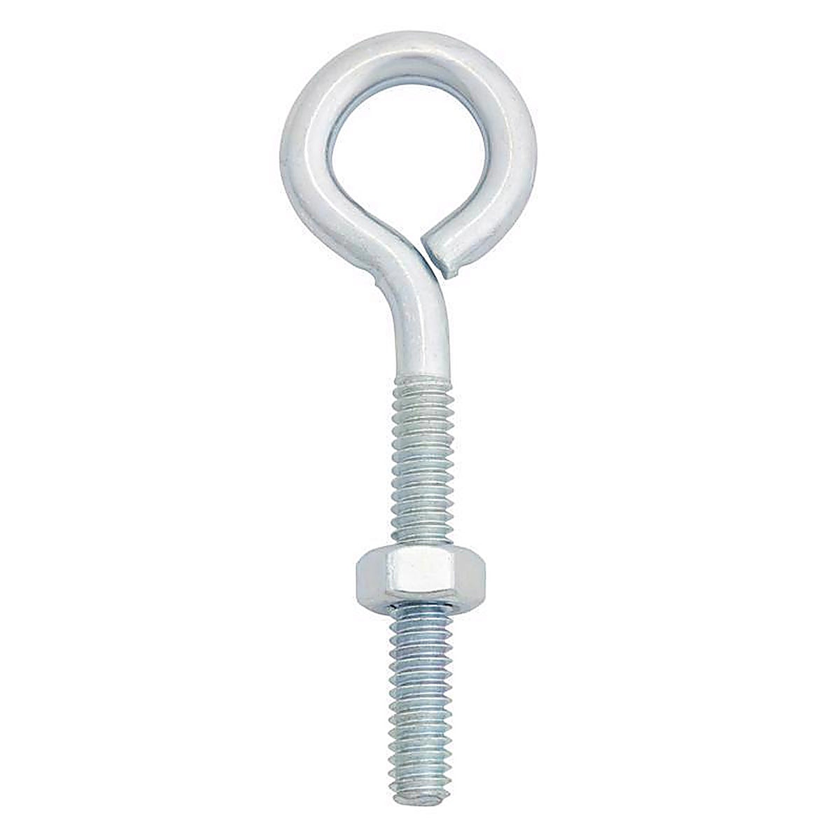 Hampton 02-3456-240 1/4 in. x 3 in. L Zinc-Plated Steel Eyebolt Nut Included