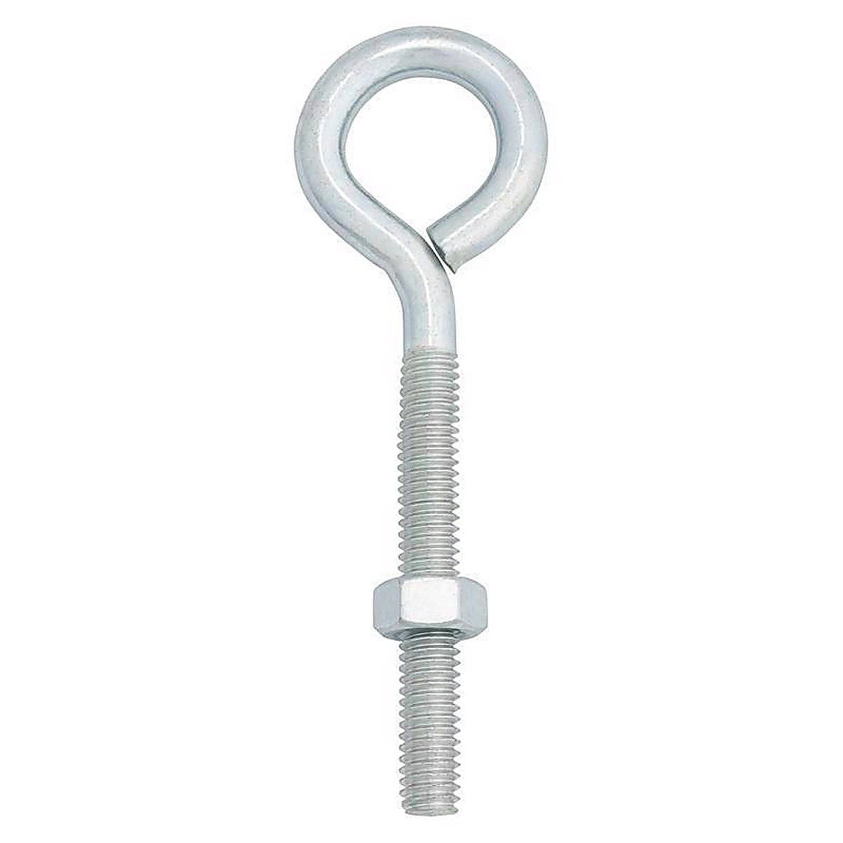 Hampton 02-3456-250 5/16 in. x 4 in. L Zinc-Plated Steel Eyebolt Nut Included