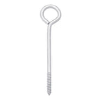Hampton 02-3463-267 3/8 in. x 8 in. L Zinc-Plated Steel Lag Thread Eyebolt