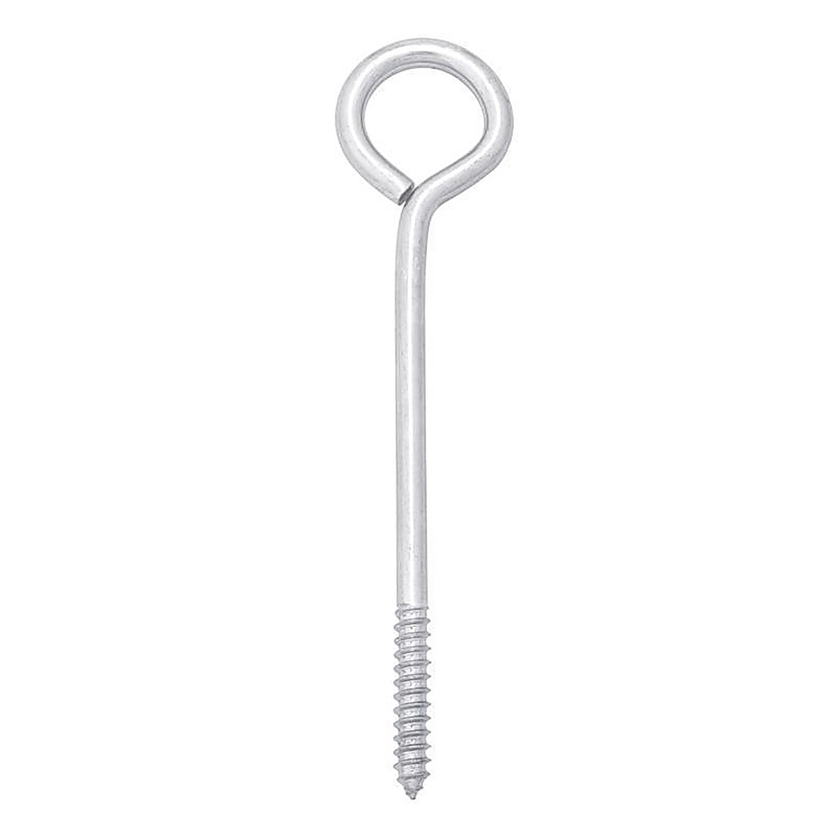Hampton 02-3463-267 3/8 in. x 8 in. L Zinc-Plated Steel Lag Thread Eyebolt