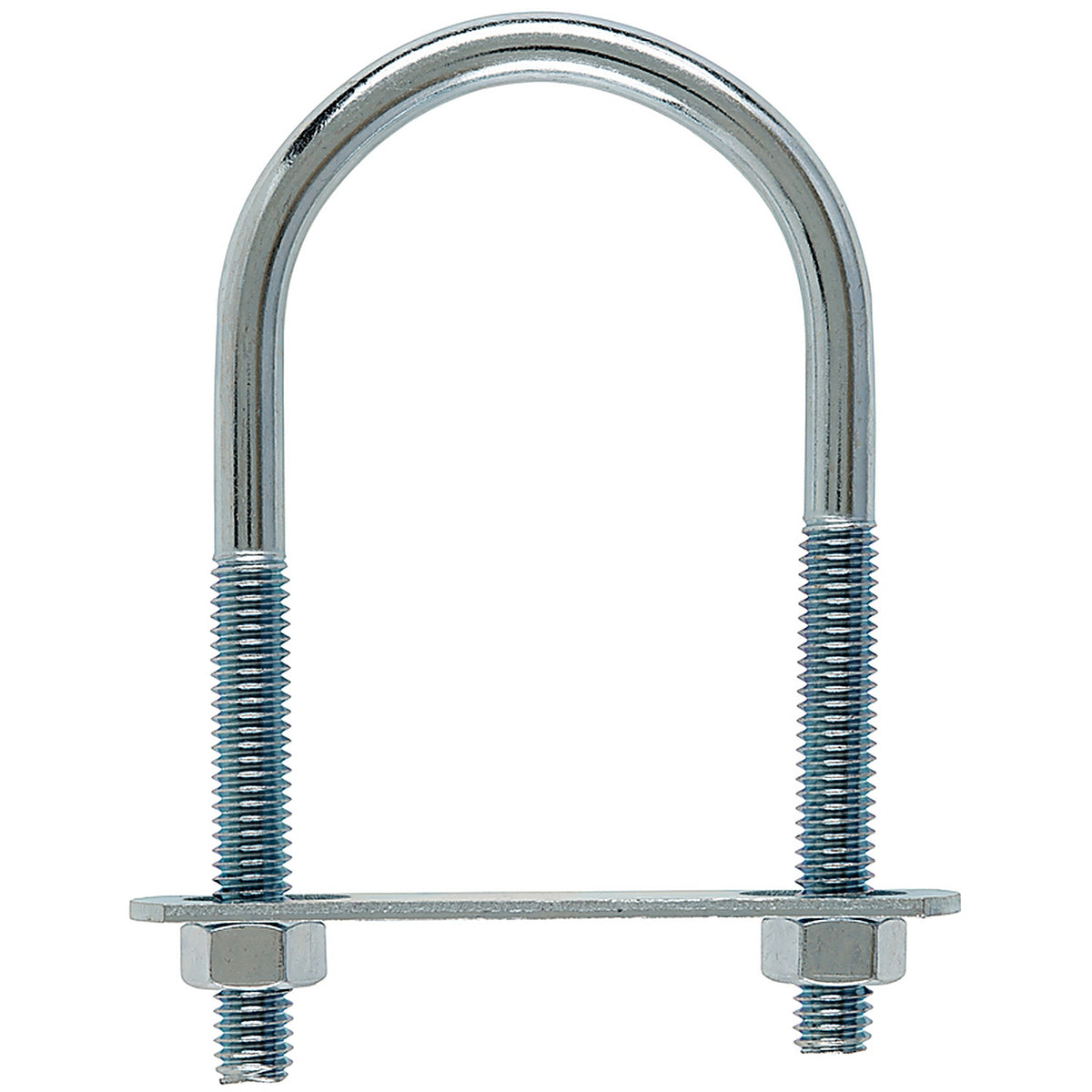 Hampton 02-3451-311 5/16 in. x 2 in. W x 3-3/4 in. L Coarse Zinc-Plated Steel U-Bolt