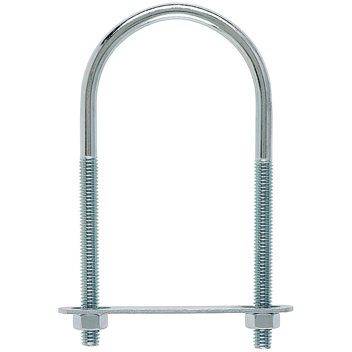 Hampton 02-3451-319 0.31 in. x 2-1/2 in. W x 5-1/4 in. L Coarse Zinc-Plated Steel U-Bolt