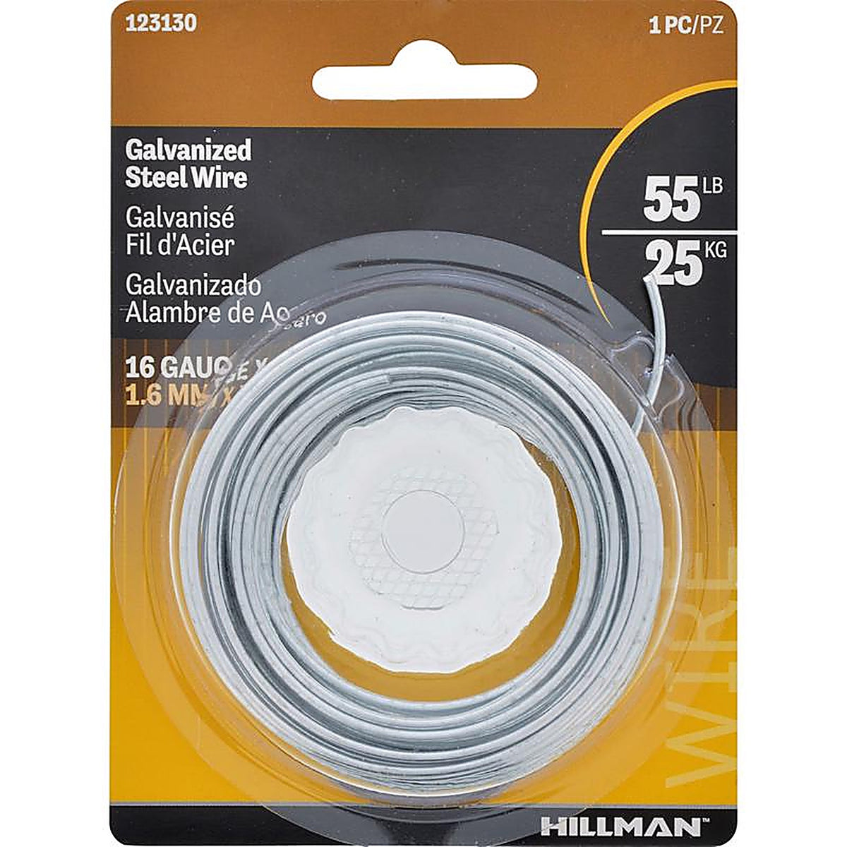 Hillman 123130-N 25 ft. L Galvanized Steel 16 Ga. Wire