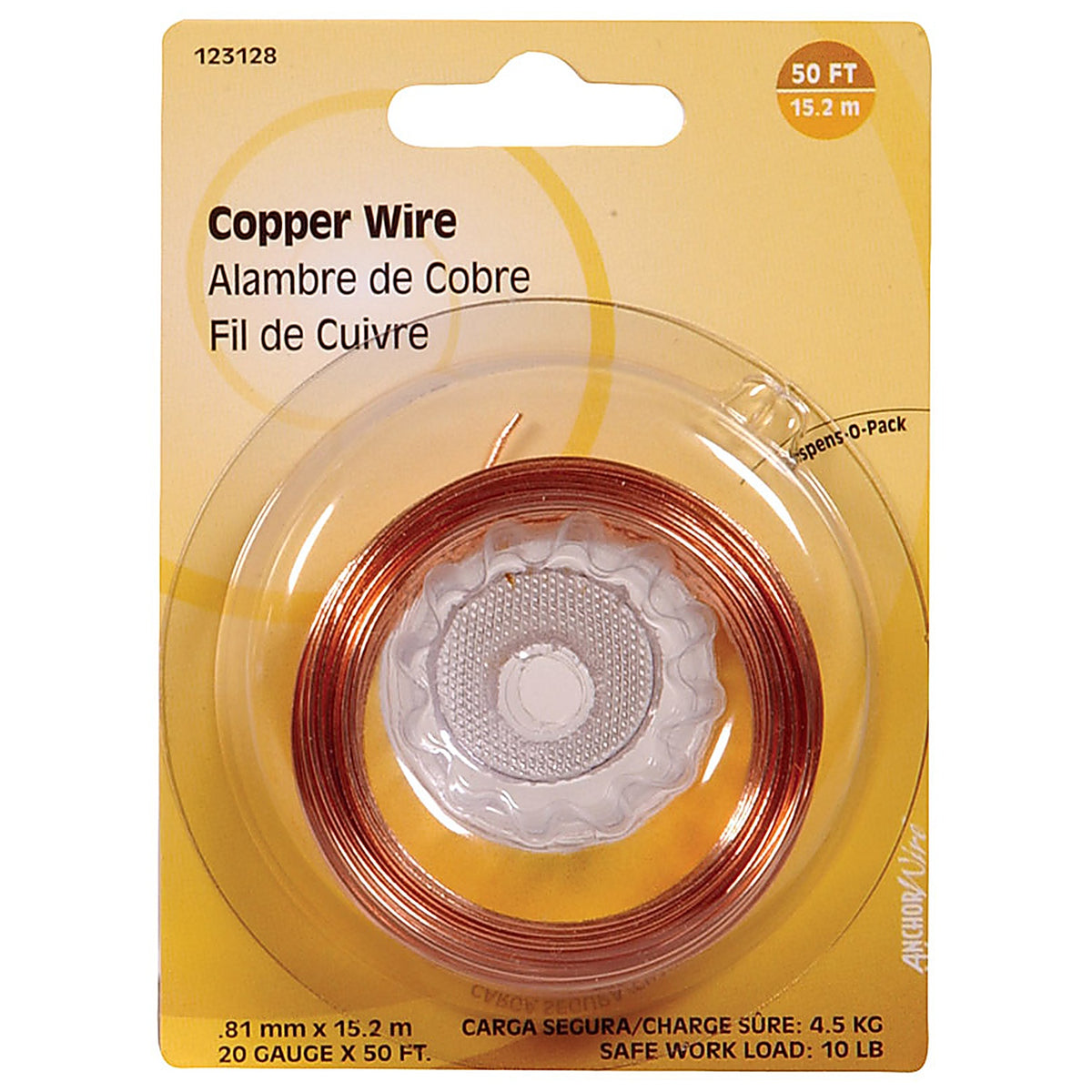 Hillman 123128-N 50 ft. L Copper 20 Ga. Wire