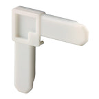 Prime-Line PL14286 White Plastic 5/16 in. W x 3/4 in. L Screen Frame Corner 1/Pack