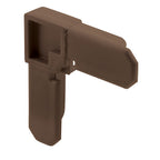 Prime-Line PL14285 Bronze Plastic 5/16 in. W x 3/4 in. L Screen Frame Corner 1/Pack