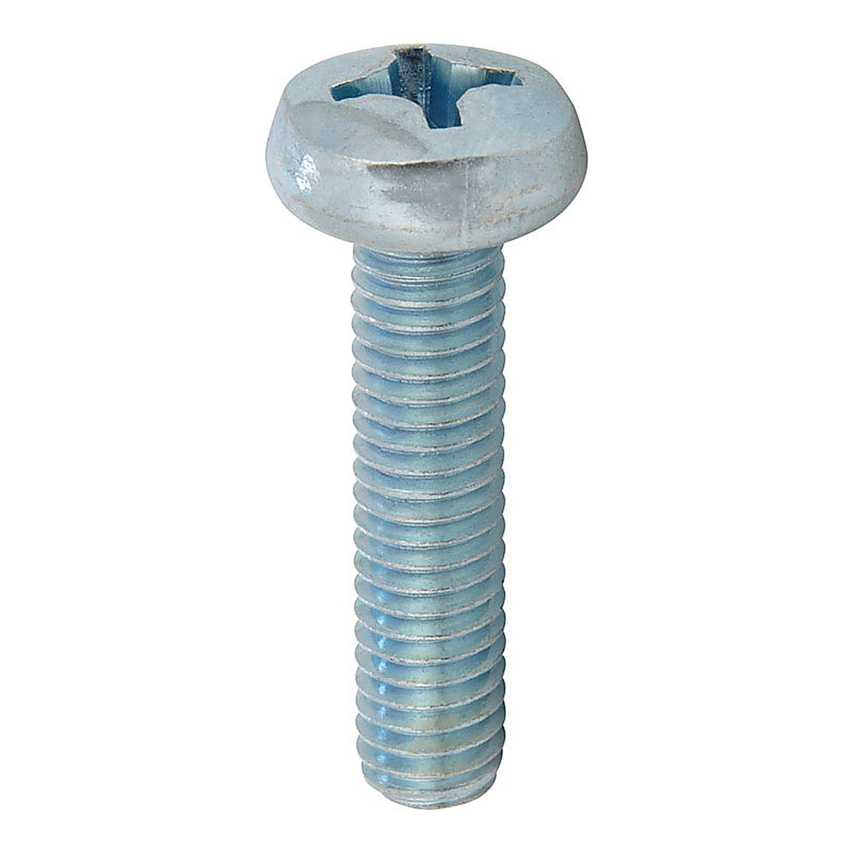 Hillman 914760 M6-1 x 25 mm L Phillips Pan Head Zinc-Plated Steel Metric Machine Screws 50/Pack
