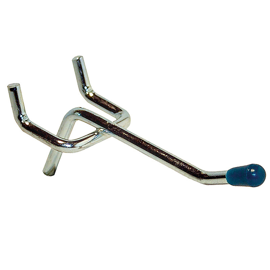 Crawford 18320 Zinc Plated Silver Steel 2 in. Peg Hooks 4/Pack