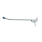 Crawford 18360 Zinc Plated Silver Steel 6 in. Peg Hooks 3/Pack