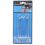 Crawford 18444 Zinc Plated Silver Steel 4 in. Peg Hooks 2/Pack