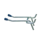 Crawford 18422 Zinc Plated Silver Steel 2 in. Peg Hooks 2/Pack
