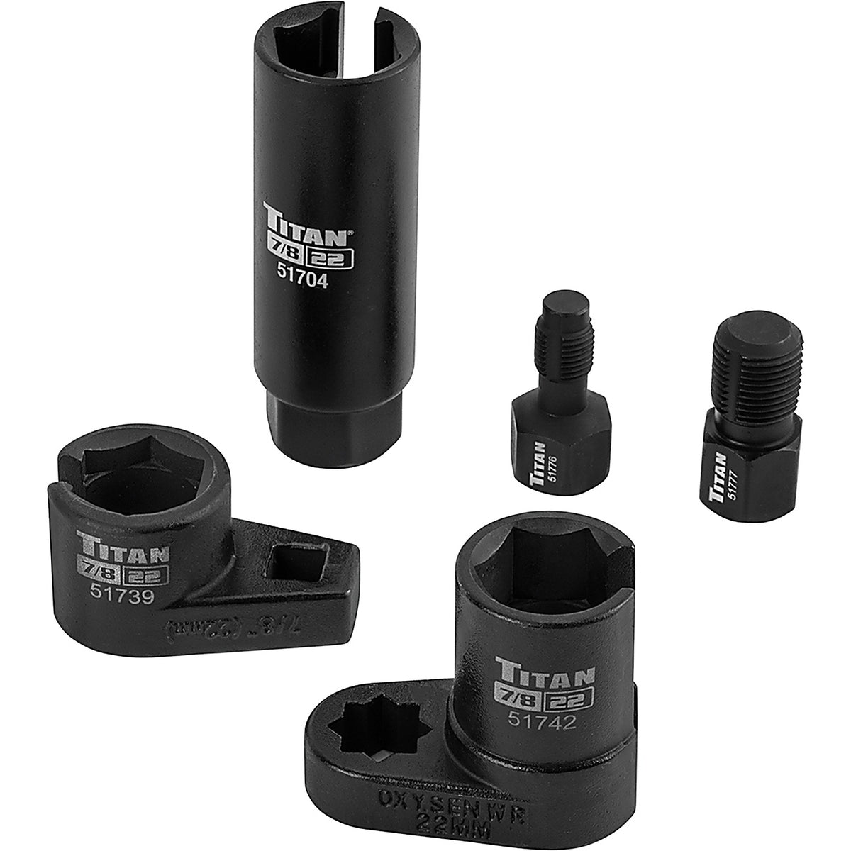 Titan - 51775 - 6 Piece Oxygen Sensor Service Set