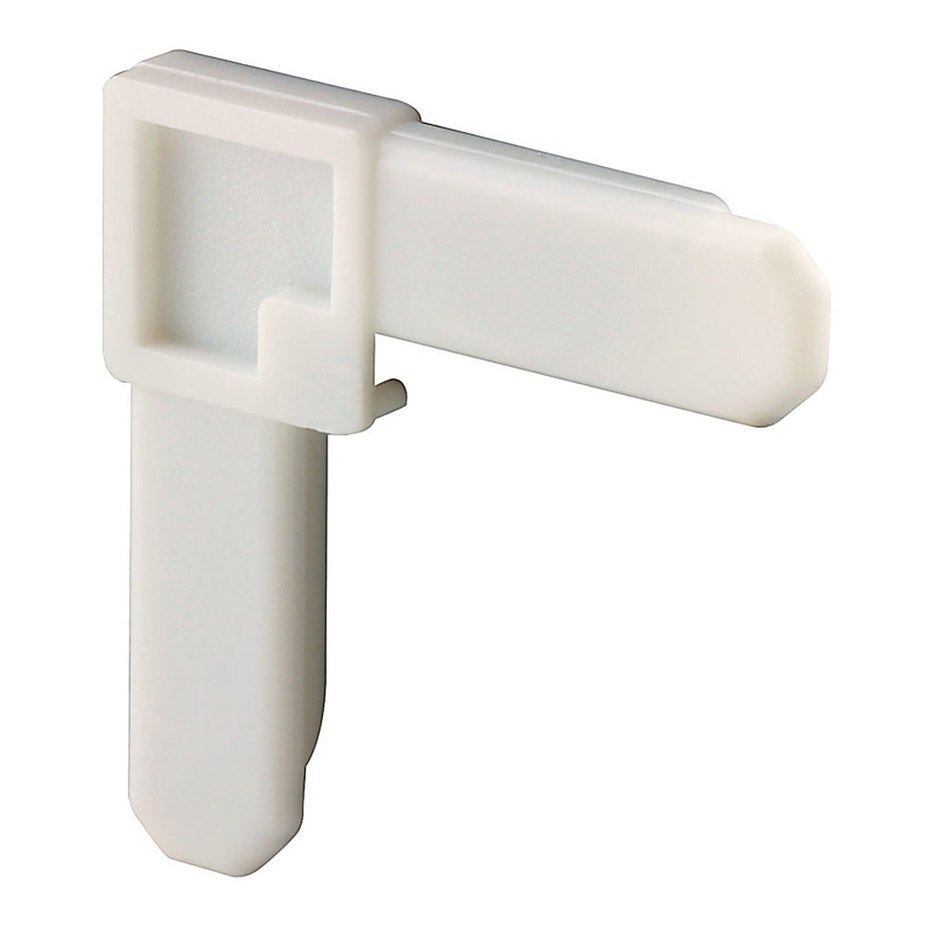 Prime-Line PL14274 White Plastic 3/8 in. W x 3/4 in. L Screen Frame Corner 1/Pack
