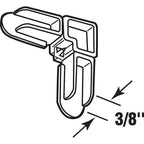 Prime-Line PL14274 White Plastic 3/8 in. W x 3/4 in. L Screen Frame Corner 1/Pack