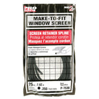 Prime-Line P7530 0.25 in. Dia. x 300 in. L Screen Spline