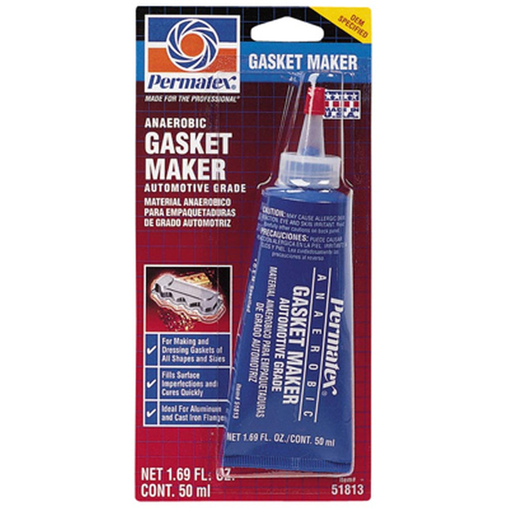 Permatex 51813 Anaerobic Gasket Maker, 50 ml tube