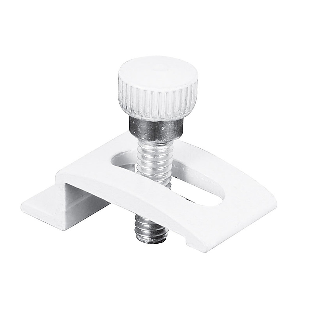 Prime-Line - PL7940 - White Aluminum Storm Door Clip for 1/4 Inch 8 Pack